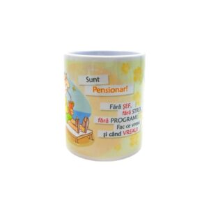 Cana cu mesaj pentru pensionari