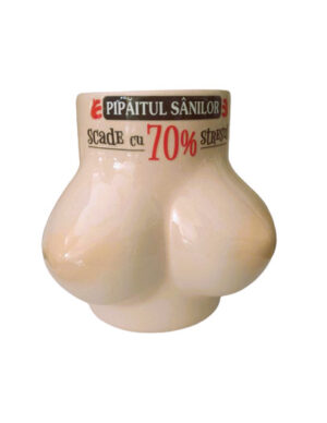 Cana cu sani rotunzi si mesaj haios